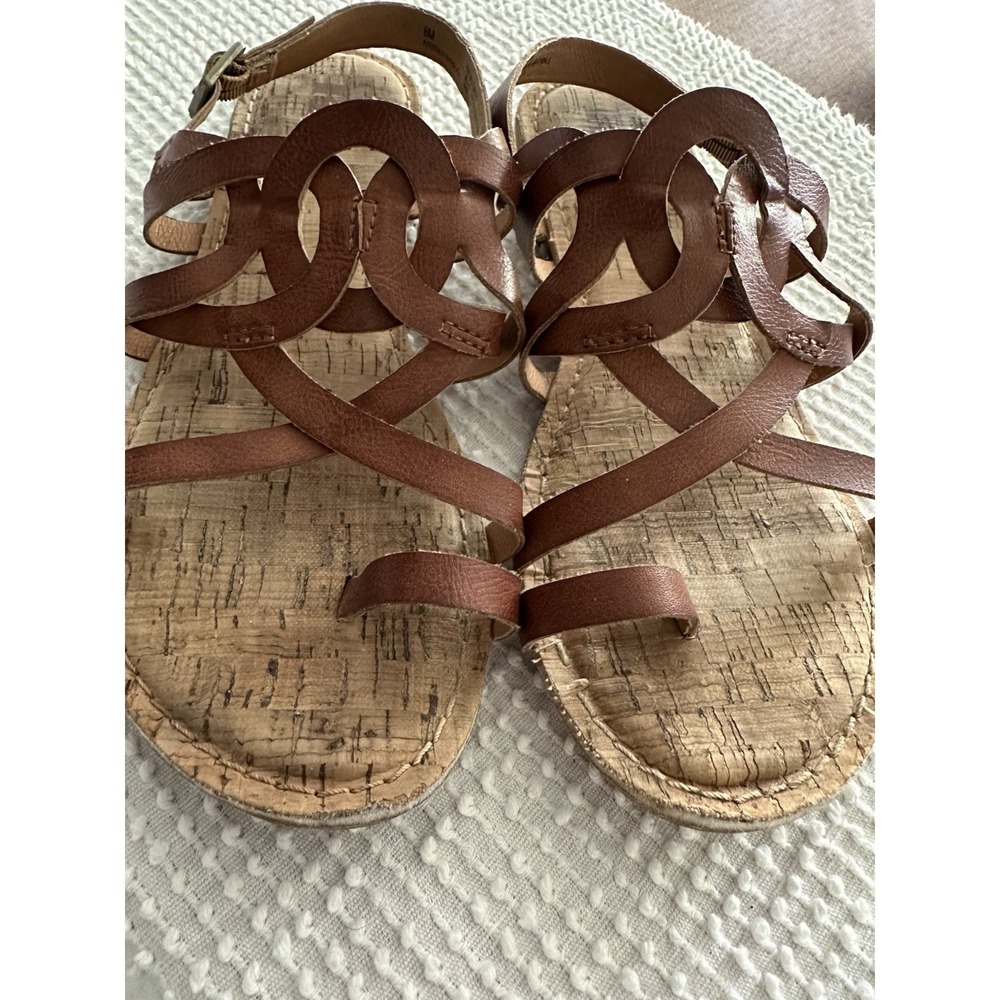 Korks Strappy Leather Sandals Size 8 Perfect For Summer And So Comfortable - Picture 4 of 5